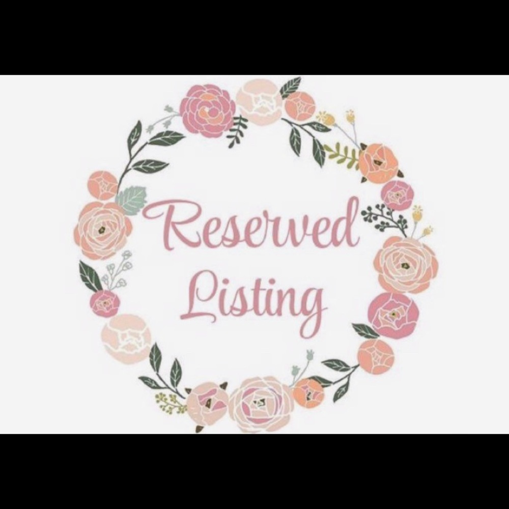 Reserved listing